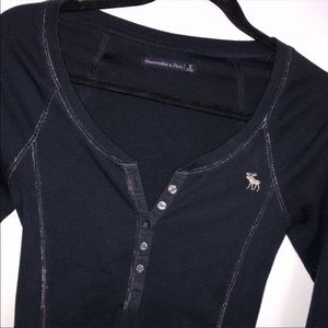 Abercrombie & Fitch thermal long sleeve shirt